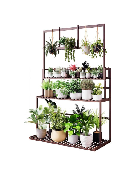 Estante Colgante de Plantas COPREE 3 Niveles Escalera 95x45x146cm