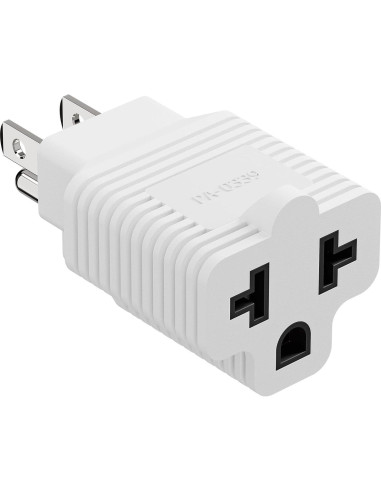 Adaptador de Enchufe CA 4 en 1 PluGrand 15A 125V a 20A 250V
