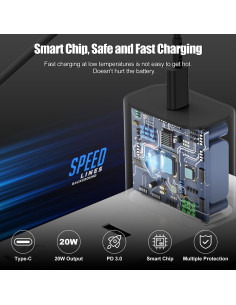 Cargador Magnético USB C 2 en 1 para Apple Watch y iPhone 20W 2