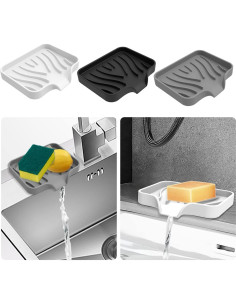 Paquete de 3 Soportes para Jabón HANCELANT Silicona Antideslizante 2