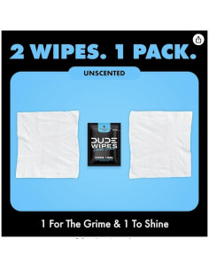Toallitas Desechables DUDE Wipes - 2 Paquetes de 40 Unidades 2