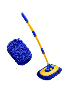 Mopa de Lavado de Autos MVHY-112 con Mango Largo y Cabezal Suave