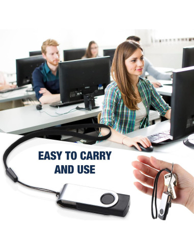 Paquete de 50 Unidades USB 2.0 Aoriher 2GB con Cuerdas