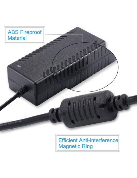 Fuente de Poder 24V 2.5A COOLM Adaptador AC DC 60W 5.5x2.5mm