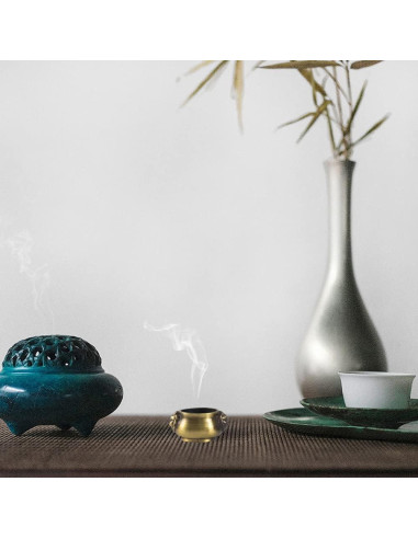 Quemador de Incienso de Bronce HOKPA - 3 Estilos para Varitas