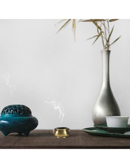 Quemador de Incienso de Bronce HOKPA - 3 Estilos para Varitas