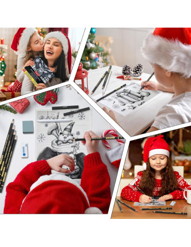 Set de Lápices de Dibujo Profesional PANDAFLY 20 Piezas