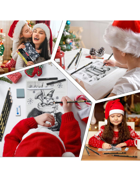 Set de Lápices de Dibujo Profesional PANDAFLY 20 Piezas