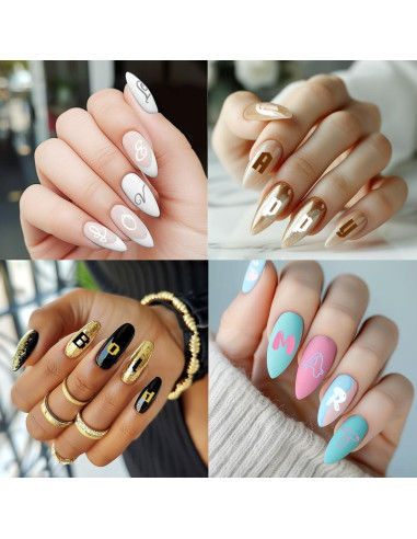 Plantillas de Estampado de Uñas Beinkmake - 3 Piezas, Acero Inoxidable