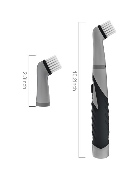 Cepillo de limpieza eléctrico Pest Reject Pro 4 en 1 - Negro