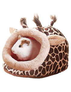 Cama y Escondite LEFTSTARER para Conejillos de Indias y Erizos