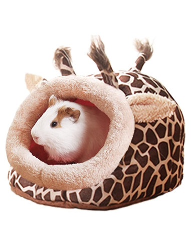 Cama y Escondite LEFTSTARER para Conejillos de Indias y Erizos