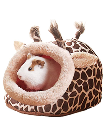 Cama y Escondite LEFTSTARER para Conejillos de Indias y Erizos