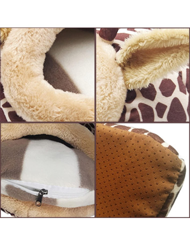 Cama y Escondite LEFTSTARER para Conejillos de Indias y Erizos