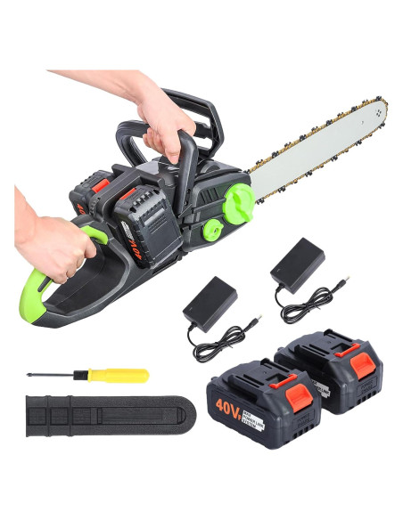 Motosierra Eléctrica Inalámbrica ZTGD 40.64 cm 1800W con Baterías