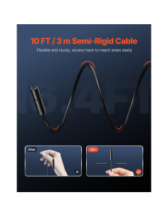 Cámara Endoscópica VEVOR 3M HD 1920P con Luz LED IP67 2