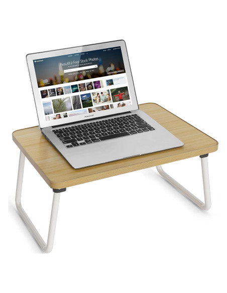 Bandeja Plegable para Computadora Portátil Ybj-ake Beige 43x31 cm