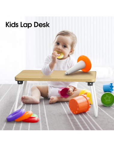 Bandeja Plegable para Computadora Portátil Ybj-ake Beige 43x31 cm