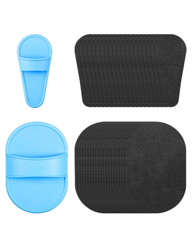 Chumia Kit de Depilación 102 Piezas - Almohadillas y Lija