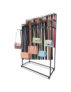 Organizador de Cinturones MikaYYeaga 3 Niveles 42 Ganchos Negro