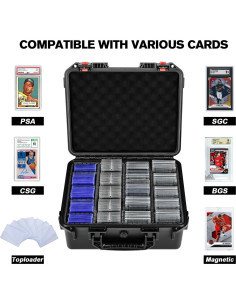 Caja de Almacenamiento LOTOCASE para Tarjetas de Comercio 16 Divisores 2