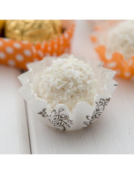 Moldes para Hornear Desechables Restaurantware 200 Unidades Floral