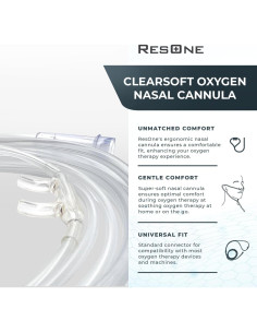 Cannula Nasal Suave ResOne 2 Pies Adulto Oxígeno 6 LPM 2