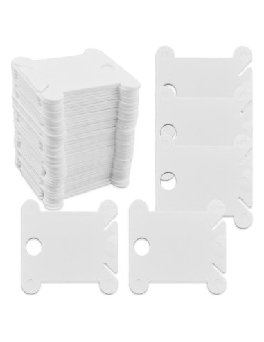 120 Bobinas de Hilo de Plástico Yuntop para Bordado DIY