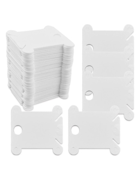 120 Bobinas de Hilo de Plástico Yuntop para Bordado DIY