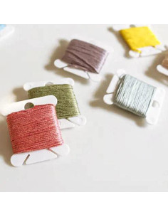 120 Bobinas de Hilo de Plástico Yuntop para Bordado DIY 2