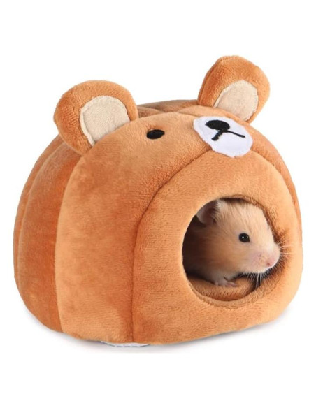 Cama Cueva para Animales Pequeños PIXRIY Oso Antideslizante