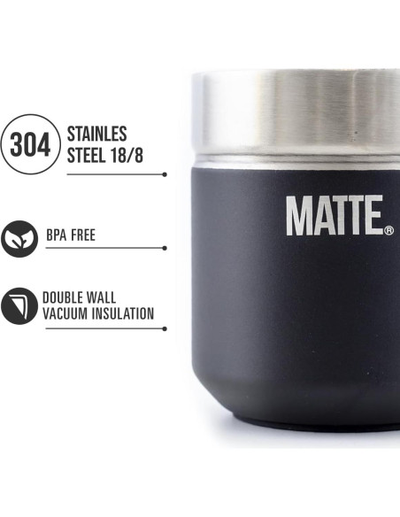 Juego de Yerba Mate Matte 6.5 oz - Caja Premium Antideslizante