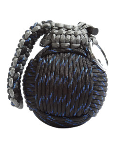 Kit de Supervivencia Holtzman 48 Herramientas Paracord Azul/Negro