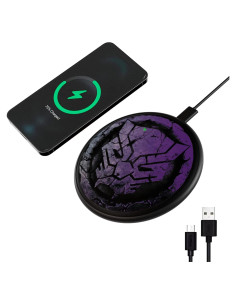 Base de Carga Inalámbrica Marvel Avengers Black Panther 10W