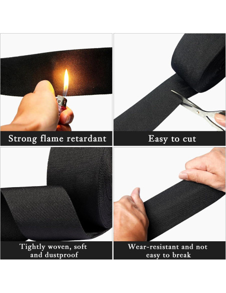 Manga Protectora de Nylon 8.23m 0.5" ID para Mangueras - Negro Manga Protectora de Nylon 8.23m 0.5" ID para Mangueras - Negro