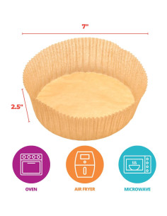 Forros para Moldes de Pastel DecoPac 18 cm, Paquete de 100 2