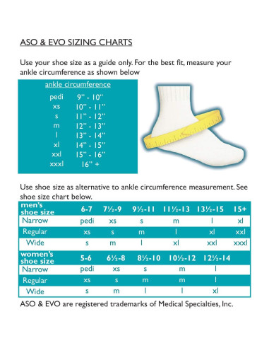 Estabilizador de Tobillo ASO Speed Lacer Negro Grande