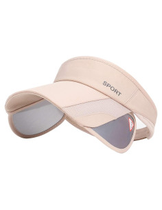 Gorra de Golf Ajustable para Mujeres con Visera Retráctil UV