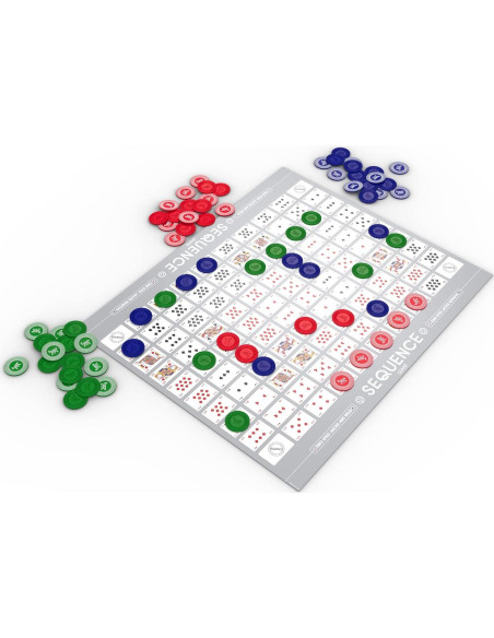 Juego de Mesa SEQUENCE Jax Jumbo con Tapete Acolchado 68.6x81.3cm