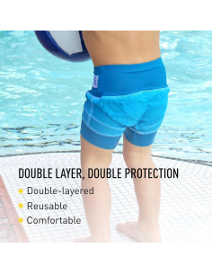 Pañal de Natación Reutilizable FINIS Doble Capa UPF 50+ S 2