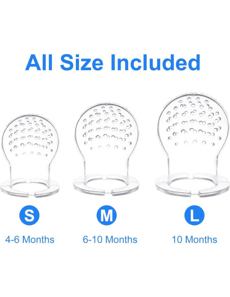 Alimentador de Comida para Bebé Welcoyo 3 Pcs Silicona 90ml