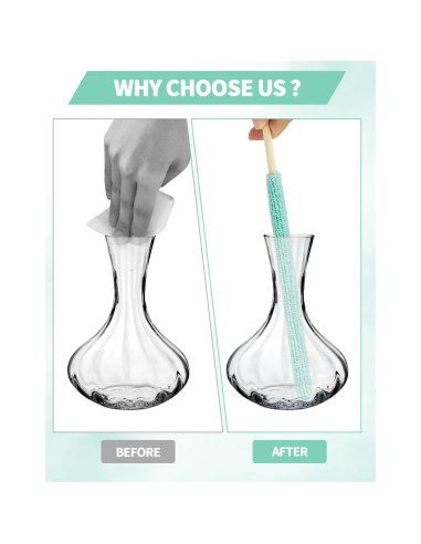 Juego de 11 Palos de Limpieza de Microfibra Aecsze - Multicolor