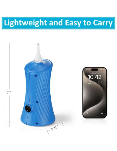 Bomba de aire eléctrica Fikowo para globos portátil 30W