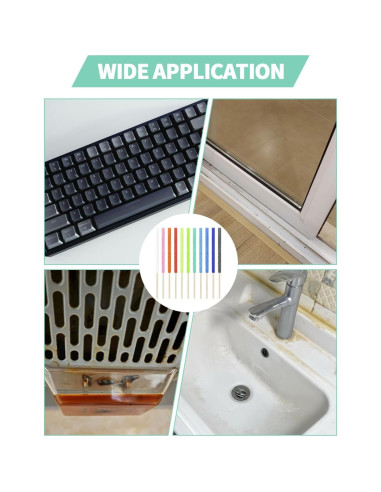 Juego de 11 Palos de Limpieza de Microfibra Aecsze - Multicolor