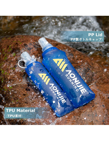 Botella de Agua Plegable YAPJEB 250 ml a Prueba de Fugas