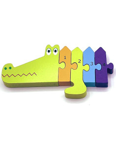Rompecabezas de Números Cocodrilo Orange Tree 11 Piezas 2