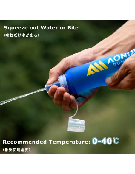 Botella de Agua Plegable YAPJEB 250 ml a Prueba de Fugas