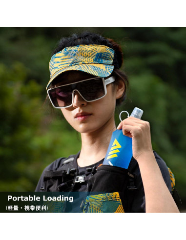 Botella de Agua Plegable YAPJEB 250 ml a Prueba de Fugas