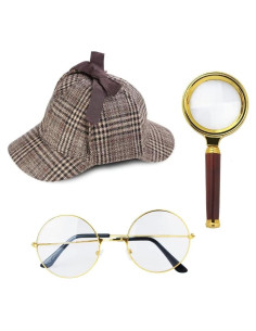 Sombrero de Detective para Niños Beelittle + Accesorios