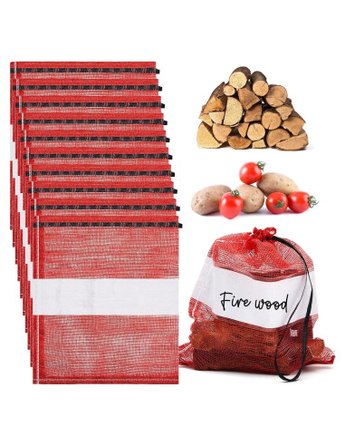 10 Bolsas de Malla Reutilizables GliCraft 55.88x60.96 cm